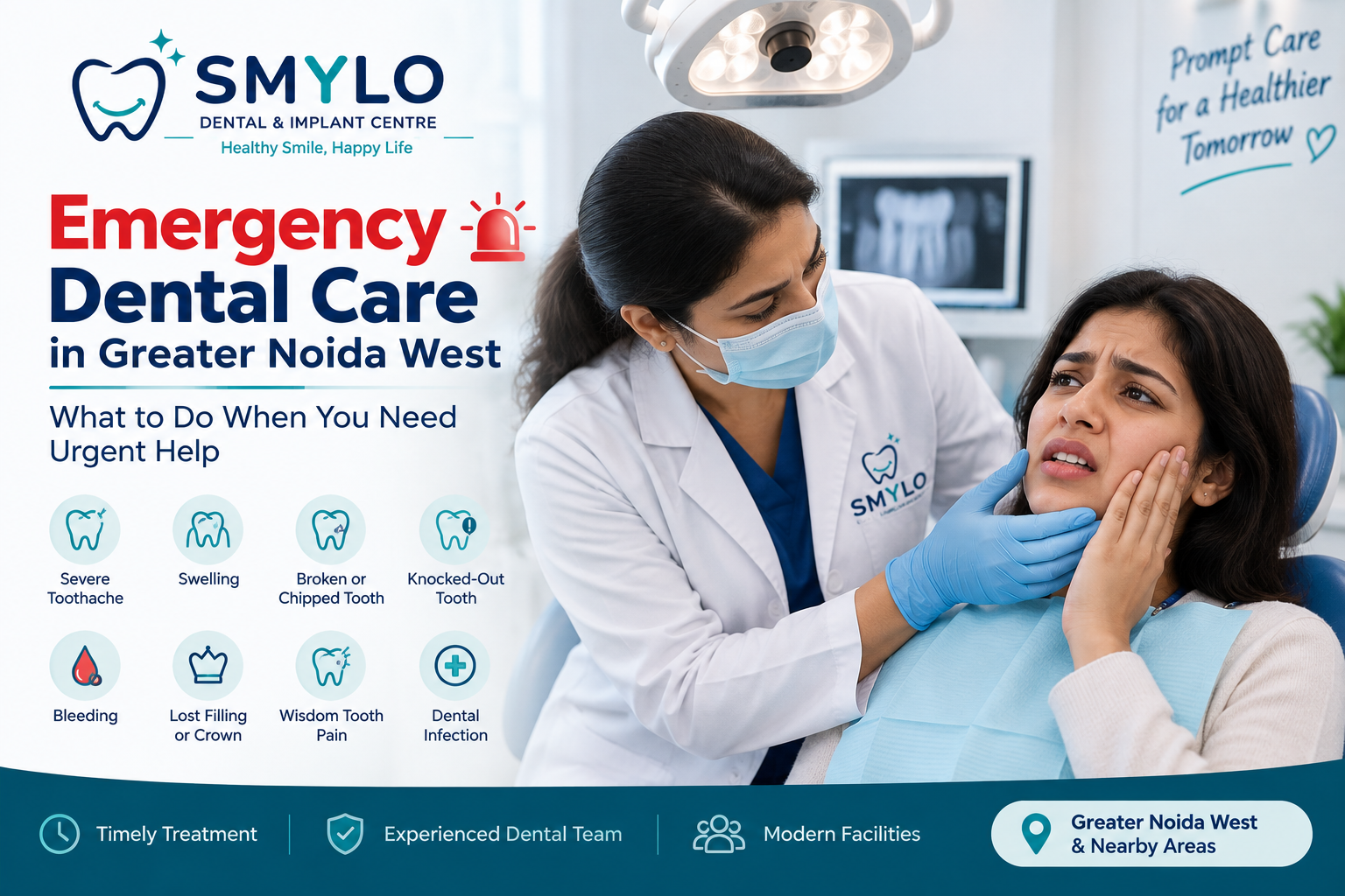 Emergency Dental Care in Greater Noida West: What to Do When You Need Urgent Help